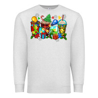 Autism Christmas Coffee Cups Premium Sweatshirt | Teevron