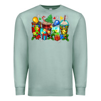 Seafoam autism christmas coffee cups Premium Sweatshirt - Zillion Design Studio