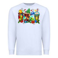 White autism christmas coffee cups Premium Sweatshirt - Zillion Design Studio