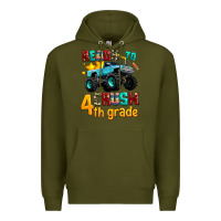 Army Green ready to school crush 4th grade Premium Hoodie - AdoDesignShop