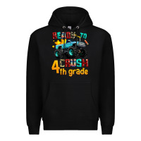 Black ready to school crush 4th grade Premium Hoodie - AdoDesignShop