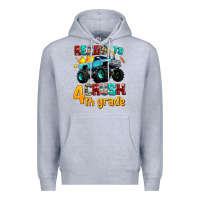 Heather Grey ready to school crush 4th grade Premium Hoodie - AdoDesignShop
