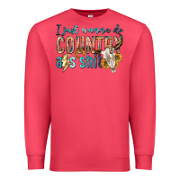 Cardinal i just wanna do country Premium Sweatshirt - texasbilliewilder