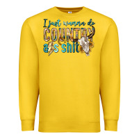 Lemon i just wanna do country Premium Sweatshirt - texasbilliewilder