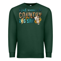 Sports Green i just wanna do country Premium Sweatshirt - texasbilliewilder