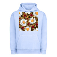 Pigment Grape Ice valentines day daisy and leopard seamless pattern Urban Hoodie - BundleAndBundleShop