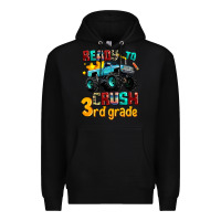 Black ready to school crush 3rd grade Premium Hoodie - AdoDesignShop