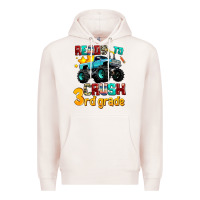 Pale Pink ready to school crush 3rd grade Premium Hoodie - AdoDesignShop