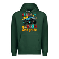 Sports Green ready to school crush 3rd grade Premium Hoodie - AdoDesignShop