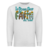 Oatmeal Heather in oceans deep faith will stand Premium Sweatshirt - texasbilliewilder
