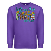 Purple in oceans deep faith will stand Premium Sweatshirt - texasbilliewilder