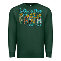 Sports Green in oceans deep faith will stand Premium Sweatshirt - texasbilliewilder