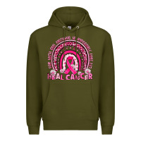 Army Green heal cancer rainbow Premium Hoodie - JahusDesignShop