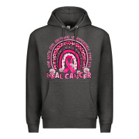 Charcoal Heather heal cancer rainbow Premium Hoodie - JahusDesignShop