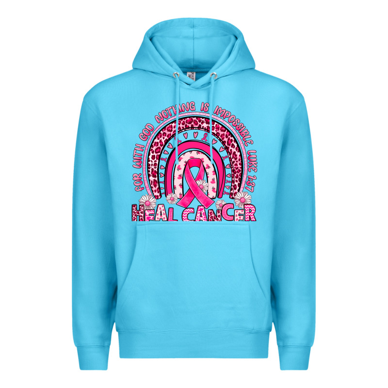 Heal Cancer Rainbow Premium Hoodie by JahusDesignShop | Teevron