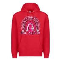 Red heal cancer rainbow Premium Hoodie - JahusDesignShop