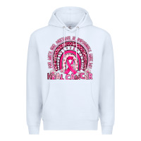 White heal cancer rainbow Premium Hoodie - JahusDesignShop