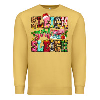 Antique Gold sleigh girl sleigh Premium Sweatshirt - Zillion Design Studio