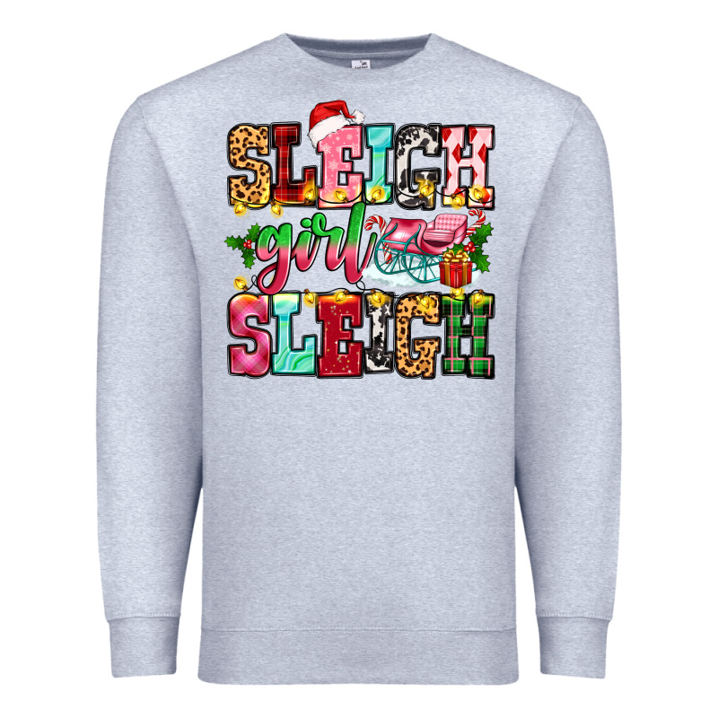 Sleigh Girl Sleigh Premium Sweatshirt by Zillion Design Studio | Teevron