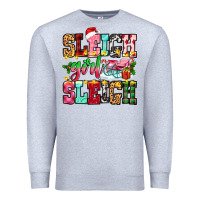 Heather Grey sleigh girl sleigh Premium Sweatshirt - Zillion Design Studio