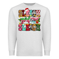 Oatmeal Heather sleigh girl sleigh Premium Sweatshirt - Zillion Design Studio