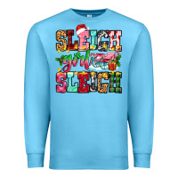 Ocean Blue sleigh girl sleigh Premium Sweatshirt - Zillion Design Studio