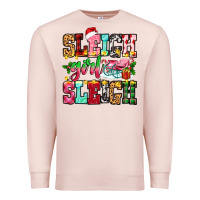 Pale Pink sleigh girl sleigh Premium Sweatshirt - Zillion Design Studio