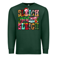 Sports Green sleigh girl sleigh Premium Sweatshirt - Zillion Design Studio