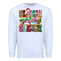 White sleigh girl sleigh Premium Sweatshirt - Zillion Design Studio