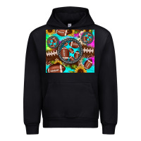 Black football tie dye gemstone sunflower Urban Hoodie - JahusDesignShop