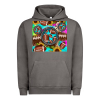 Pigment Tornado football tie dye gemstone sunflower Urban Hoodie - JahusDesignShop
