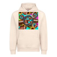 Sandshell football tie dye gemstone sunflower Urban Hoodie - JahusDesignShop