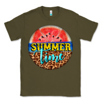 Army Green summer time watermelon Classic Tee - BarkalooDesign