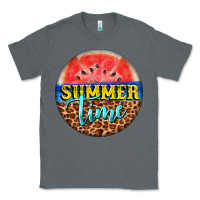 Charcoal Heather summer time watermelon Classic Tee - BarkalooDesign