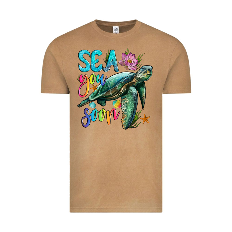 Sea You Soon With Sea Turtle Vintage Tee by Artiststas | Teevron