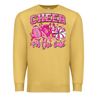 Antique Gold cheer for the cure american football Premium Sweatshirt - RanaPortraitStore