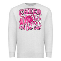 Oatmeal Heather cheer for the cure american football Premium Sweatshirt - RanaPortraitStore