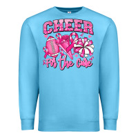 Ocean Blue cheer for the cure american football Premium Sweatshirt - RanaPortraitStore