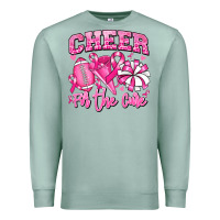 Seafoam cheer for the cure american football Premium Sweatshirt - RanaPortraitStore