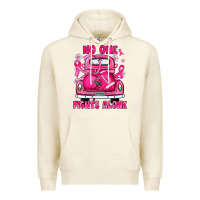 Tofu breast cancer no one fights alone truck football Premium Hoodie - JahusDesignShop
