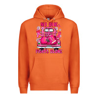 Carrot breast cancer no one fights alone truck football Premium Hoodie - JahusDesignShop