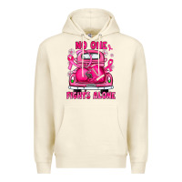 Sandshell breast cancer no one fights alone truck football Premium Hoodie - JahusDesignShop
