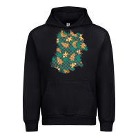 Black christmas gingerbread cookies patch Urban Hoodie - BundleAndBundleShop