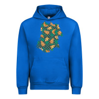 Cobalt christmas gingerbread cookies patch Urban Hoodie - BundleAndBundleShop