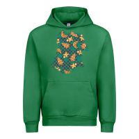Emerald christmas gingerbread cookies patch Urban Hoodie - BundleAndBundleShop