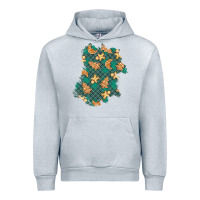 Heather Grey christmas gingerbread cookies patch Urban Hoodie - BundleAndBundleShop