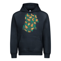 Navy christmas gingerbread cookies patch Urban Hoodie - BundleAndBundleShop