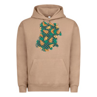 Pigment Burro christmas gingerbread cookies patch Urban Hoodie - BundleAndBundleShop