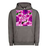 Pigment Tornado valentines day roses and diamond plaid seamless pattern Urban Hoodie - BundleAndBundleShop