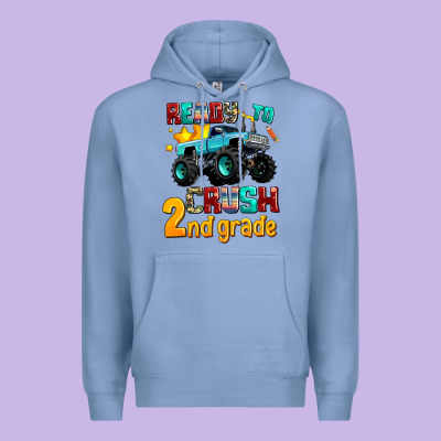 Ready To School Crush 2nd Grade Premium Hoodie Designed By Adodesignshop